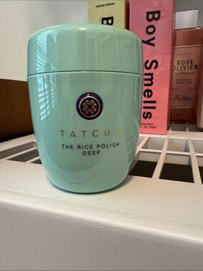 Tatcha The Rice Polish Deep - Mint Green Jar - 2.1oz